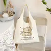 Bolso de Lona de Hombro Único de Nicho Bolso de Hombro Único para Mujer Bolso de Chaleco de Fresa Lindo de Moda Estudiantes Gran Capacidad Bolso de Lona Artístico