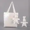 Nailon Impermeable Colorido Muñeco de Conejo Plegable Bolso de Negocios Supermercado Bolsa de Compras Plegable Bolsa de Almacenamiento Bolsa de Mano Venta al por Mayor