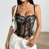Sujetador de tirantes de encaje sexy popular transfronterizo Pura Pasión Chica Caliente Top Tubo Adelgazante Hueco de Doble Capa Exterior Sujetador de Ballenas
