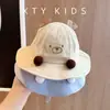 Chapéu de Pescador para Bebê Estilo Coreano Verão Malha Respirável Desenho Animado Super Fofo Chapéu de Sol para Bebê ao Ar Livre para Meninos e Meninas