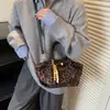 Bolso Cruzado Estilo Coreano Simple con Estampado de Leopardo para Mujer 2025 Otoño Nuevo Elegante de Alta Calidad