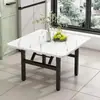Mesa de comedor plegable para uso doméstico, mesa de comedor sencilla, mesa baja para puestos de comida, portátil para mercados nocturnos, mesa para barbacoa al aire libre