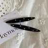 Diseño Coreano de Nicho Sentido del Color Taladro de Punto Clip para el Cabello de Ácido Acético Pinza para Flequillo Lateral de Mujer Pinza de Pato Pinza para el Cabello Tocado
