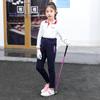Roupa de Golfe Infantil, Calças de Menina, Cintura Elástica Elástica, Calças Esportivas Casuais Infantis Médias e Grandes, Calças de Estudante