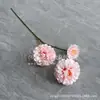 Nuevo ramo sin hojas de fragancia oscura de 3 horquillas arreglo floral para auditorio de bodas flor de guía de carretera diseño comercial flores decorativas para paisajismo