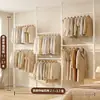 Estante de Ropa de Piso a Techo Más Vendido en Xiaohongshu Armario sin Taladro Habitación Colgar Ropa Barra de Soporte de Piso a Techo Engrosada