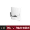 Gancho de acero inoxidable 304 transfronterizo, gancho adhesivo fuerte sin perforaciones, gancho para clavos que no deja marcas, gancho para cocina y baño, gancho para abrigos
