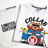 Camisetas Pesadas Personalizadas 200g para Comércio Exterior, Mercadorias de Tour, Eventos de Festivais de Música, Camisas Promocionais, Roupas de Grupo de Fãs com Gola Redonda