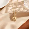 Collar de pala popular transfronterizo con microincrustaciones de cobre para mujer, colgante de diamantes completos, nicho de lujo ligero, joyería de cadena para la clavícula versátil de alta gama