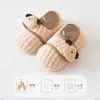 Calcetines de suelo para bebé para otoño e invierno, cálidos, antideslizantes, con suela suave para caminar en casa para bebés y niños pequeños, calcetines para niños con forro polar añadido para otoño e invierno