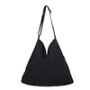 Bolso de hombro cruzado estilo coreano ins simple retro de alta gama, bolso de mano casual de color sólido de gran capacidad