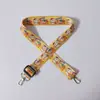 Cordão para Celular de Tecido Estampado com Desenho Animado Cordão de Identificação Crachá de Trabalho Alça de Ombro Transversal Ajustável Cordão para Copo de Água