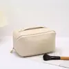 Novo Estilo Almofada Nuvem Sanfonada Portátil para Viagem Bolsa de Maquiagem de Grande Capacidade Bolsa de Higiene Pessoal à Prova d'Água de PU Bolsa de Armazenamento