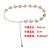 Cadena de Cintura Nueva Transfronteriza para Mujer Cadena Geométrica de Metal Cinturón de Cadena para Cuerpo de Mujer Ajustable Decoración de Cintura para Vestido Venta al por Mayor