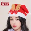 Decoração de Natal Chapéu de Natal Infantil DIY Adereço de Cabeça Adulto Boneco de Neve Rena Chapéu de Velho Fantasia Decoração