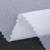 Forro de punto por urdimbre ligero y delgado 150 cm blanco y negro bicolor fuerte viscosidad doble cara microelástico buen adhesivo forro