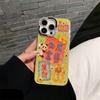 Dibujos animados de luz azul con diamantes de imitación para mujer, adecuados para iPhone 15, funda para teléfono, Apple 16, Pro Max, película para lente 14, mujeres