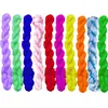 Hilo de Tejer DIY Cuerda de Colores Material Hecho a Mano Cuerda de Nudo Chino Cuerdas de 10 Colores Material de Hilo para Jardín de Infancia