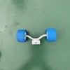 Acessórios para reboque roda superior de barco laranja, roda de proteção de chassi, roda superior de motocicleta, roda de plástico, acessórios para reboque de iate