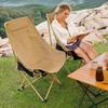 Equipo de Camping al Aire Libre Silla Luna Portátil Silla Plegable para Mercados Nocturnos con Respaldo Alto Silla Perezosa de Playa para Pesca