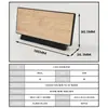 Vendas Diretas de Fábrica de Novos Produtos Transfronteiriços: Display Digital LED de Tela Grande com Padrão de Bambu, Temporizador Multifuncional, Soneca, Relógio Eletrônico, Despertador