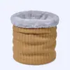 En Stock Pasamontañas Cálido Forrado de Felpa de Estilo Idéntico para Pareja Invierno Doble Capa Protección de Cuello para Ciclismo al Aire Libre Bufanda Cálida Máscara de Cuello