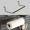 Accesorios para Tablero Perforado Ganchos Decorativos Ranura Larga Estante de Almacenamiento Universal Montaje en Pared Sin Taladro Estante de Exhibición de Almacenamiento de Escritorio