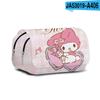 Estuche para Lápices Plegable de Gran Capacidad de Doble Capa con Estampado Perimetral Nuevo Sanrio Meruti Estuche de Papelería para Niños
