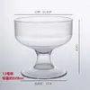 Taza de Helado Elegante Anticaída de Acrílico, Taza de Helado, Taza de Bola de Nieve, Taza Transparente para Postre, Vaso de Plástico para Malteada, Taza de Fruta