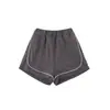 Conjunto Esportivo de Verão 2026 para Meninos Wulibuyi, Camiseta Casual Simples de Manga Curta com Shorts Listrados Color Block para Crianças