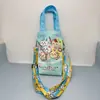 Bolsa para garrafa de água de desenho animado Sanrio, bolsa transversal, bolsa de pelúcia da Kuromi, bolsa tipo balde do Cinnamoroll, bolsa de armazenamento de mão, bolsa de lona