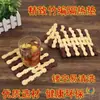 Juego de 10 Piezas de Manteles Individuales, Tapetes Aislantes de Calor, Tapetes Antiescaldado para Mesa de Comedor, Posavasos, Tapetes para Ollas, Tapetes de Bambú, Manteles Domésticos para Comedor, Tapetes para Tazones