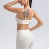 Nuevo Sujetador Deportivo Ajustable Color Nude de Amazon para Mujer Espalda Descubierta Pecho Cruzado Sexy Ropa de Fitness Sujetador de Yoga Fábrica