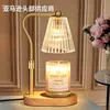 Proveedor líder de lámparas de aromaterapia de Amazon, lámpara vintage de vidrio para derretir cera con interruptor de temporizador ajustable de tres niveles para calentar velas