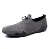 Mocasines de Cuero Suave, Transpirables y Modernos para Verano, Slip-On Casuales para Conducir, Suela Suave, Resistentes al Desgaste, Ligeros Slip-On para Hombre