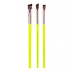 Pincel de Maquillaje Cangzhou, Pincel Angulado para Cejas, Pincel Detalle para Párpados, Pincel para Párpado Inferior, Pincel Plano de un Solo Filo para Delineador, Pincel para Ojos
