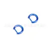 Aretes de Titanio F136 Aleación G23 de Aguja Recta Forma de D Tachuelas para Lóbulo de la Oreja Anillo Liso para Nariz Labio Puños para Oreja Piercing Geométricos