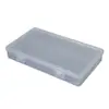 Caja de Plástico Transparente Caja Vacía de PP Caja Rectangular Piezas para Pesca Archivo Muestra de Joyería Empaque Almacenamiento de Papelería Caja Vacía