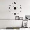 Relógio Nórdico, Relógio de Parede 3D sem Furos para Decoração de Sala de Estar e Quarto, Relógio Silencioso Personalizado com Design Luminoso Tridimensional