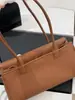 Bolso Estilo Chanel 26S Baguette Bolso de Hombro de Piel Genuina Bolso de Axila Acolchado Versión de Alta Gama Bolso de Mano con Patrón de Grano Bolso Bowling