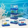 Micro-Paisagem Marinha Popular Óleo Pequenos Ornamentos Presentes Culturais e Criativos Atacado Areia Movediça Líquido Barco Garrafa de Deriva Acrílico
