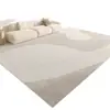 Alfombra sencilla transfronteriza de Amazon para sala de estar, alfombra resistente a la suciedad y al desgaste, alfombra y tapete de área grande de cobertura total para dormitorio, disponible para dropshipping