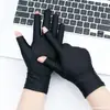 Luvas de Proteção Solar Femininas Elásticas Finas Meio Dedo Dois Dedos Livres ao Ar Livre Proteção UV Dirigindo Esportes Luvas de Manicure Transfronteiriça