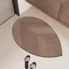 Venda Quente Luxo Leve Floral Lama Diatomácea Tapetes de Banheiro Absorventes de Água Secagem Rápida Tapetes de Piso Entrada Decorativos Tapetes de Piso de Entrada Atacado
