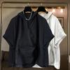 Nueva camiseta de manga corta para hombre, de primavera y verano, de color liso, con cuello redondo, elegante e informal, 2024