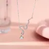 Collar de Serpiente Qianjia de Plata Pura S999 con Personalidad Única, Signo del Zodiaco, Lujo Juvenil, Cadena Exquisita de Nicho para Entrega