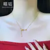 Collar Serpiente Xigu D0690 Bañado Completamente en Plata S925 para Mujer, Lujo Accesible y de Gama Alta Collar Zodiacal 2025 Año de la Serpiente