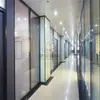 Suministro de Fabricantes Panel de Oficina de Vidrio con Celosía de Aluminio Hueco Integrada Celosía Hueca Panel Alto de Vidrio