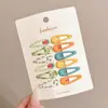 Pinzas para el cabello infantiles de moda con forma de estrella, versátiles y no dañan el cabello, juego de pasadores para arreglar mechones sueltos y flequillo, accesorios para el cabello para niñas