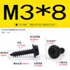 Parafusos Autoatarraxantes Sextavados Externos com Flange Dentada Zinco Preto Aço Inoxidável 304 M3~M8 Parafusos Autoatarraxantes Padrão Guangdong Gbwa